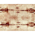 Detalle del sudario de Cristo, conocido como la Sábana Santa, que se conserva en Turín. ARCHIVO