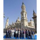 Participantes en el encuentro de dirigentes del PP.