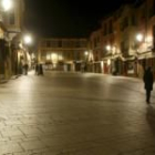 Imagen de la plaza de San Martín durante una noche de un fin de semana