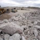 Cantera ubicada en Quintanilla de Somuño, en Burgos, donde falleció uno de los dos trabajadores
