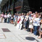 La directora de Cáritas, Beatriz Gallego, ha leído un manifiesto en recuerdo del edil asesinado por ETA en 1997.