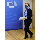 Ursula von der Leyen en Bruselas. JOHANNA GERON