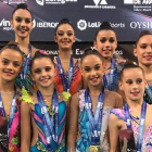 Las gimnastas del Club Ritmo volvieron a mostrar su calidad en un Nacional por equipos en el que fueron las mejores. DL