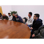 Representantes de todos los colectivos que se han manifestado a favor del dique del Sil.