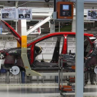 Cadena de montaje de una empresa automovilística.