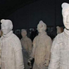 Imagen de parte del conjunto de los guerreros de Xian.