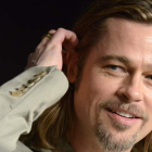 El actor estadounidense Brad Pitt durante la presentación de su película, ayer, en Cannes.