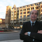 Cirus Andreu, durante su reciente visita a la capital leonesa.