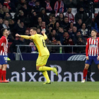 El Girona dio la sorpresa en el Wanda al eliminar al Atlético. LERENA
