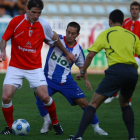 José Zamora puso el punto y final a su actuación con la Deportiva en Guijuelo.