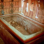 Sarcófago de Tutankamón en el Valle de los Reyes. EFE
