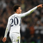 Dele Alli en un partido con el Tottenham.