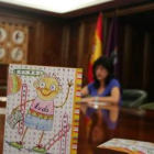 Teresa Gutiérrez durante la presentación del programa de actividades infantiles.