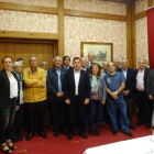 Martínez se reunió con alcaldes y portavoces populares .