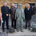 La escultura hecha por Arturo Nogueira representa a «Matías».