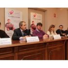Martínez, Canuria, Ramírez, Cabezas, Sánchez y Martínez, durante la mesa redonda.