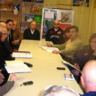 Reunión de La Palomera con los representantes del PP.
