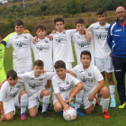 Formación del equipo del Santa Marta de categoría infantil. MACÍAS