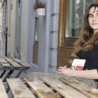 La joven poeta Alba Flores Robla, una de las protagonistas del pregón ‘dual’ de hoy. NOEMÍ GARCÍA