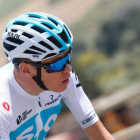 Chris Froome, durante la quinta etapa del Giro.