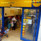 Supermercado de Lidl en Barcelona.