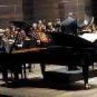 La Sinfónica de Asturias durante el concierto en el Auditorio de León