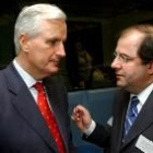 Herrera también conversó con el comisario de Política Regional, Michel Barnier