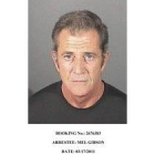 La ficha policial de Mel Gibson.