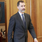 El rey Felipe VI, en el Palacio de la Zarzuela.