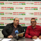 Juan Antonio Rodríguez y Nacho Arias explicaron la postura de su organización. RUBÉN CACHO / ICAL
