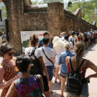 Afluencia de turistas en Barcelona.