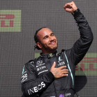 Lewis Hamilton acabó con la peor racha sin victorias desde 2017 tras imponerse en el GP de Gran Bretaña. LARS BARON