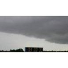 Nubes sobre Cabo Cañaveral, Florida, ayer domingo 2 de julio