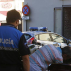 Agentes de la Policía Local de León