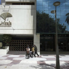 Fotografía de archivo de la fachada de la sede central de Unicaja en Málaga