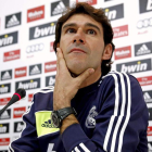 Karanka durante la rueda de prensa ofrecida en Valdebebas.