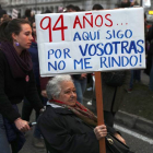Participantes en la manifestación del 8M de Madrid. RODRIGO JIMÉNEZ