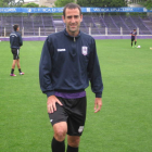 Nacho Risso, con su actual equipo, el Defensor, en un entrenamiento de la pasada semana.