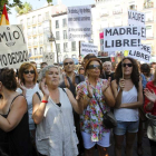 Concentración en Madrid para rechazar la reforma que prepara el Gobierno sobre el aborto.