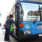 Uno de los actuales buses que cubren la línea San Andrés-Villabalter