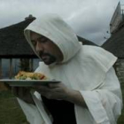 El fraile cillero de Carracedo presentó ayer las Jornadas de Comida Monacal en el Legado del Bierzo