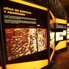 La muestra recoge la historia de los castillos en varios paneles. LDLM