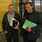 Manuel González Verdial, junto a Fidentino Reyero, tras su nombramiento como presidente interino.
