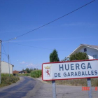 Entrada a la localidad de Huerga de Garaballes, donde se produjo la detención.