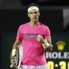 Rafael Nadal celebra el triunfo ante Thomaz Bellucci.