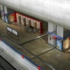 Vista de la estación de metro situada en la Terminal 4 del aeropuerto de Barajas