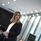 La presidenta de la Junta de Andalucía en un acto celebrado ayer en Córdoba.