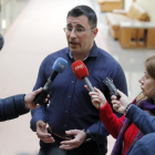 José Luis Ábalos, el pasado 28 de marzo en la sede del PSOE.