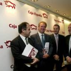 Antoni Peiret, José Ignacio Lagartos Rodríguez, Roberto Escudero y Óscar Bernal tras la presentación