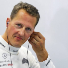 Michael Schumacher durante una sesión libre del Gran Premio de Singapur de Fórmula Uno